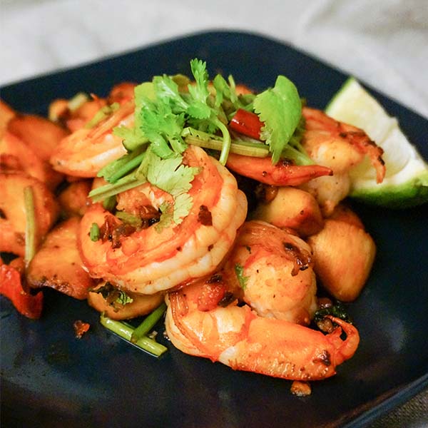 Boîte de Crevettes Sauvages d'Argentine -  Sac 2 x 2 lbs