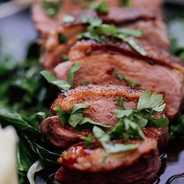 Boîte- Coq canard aux canneberges